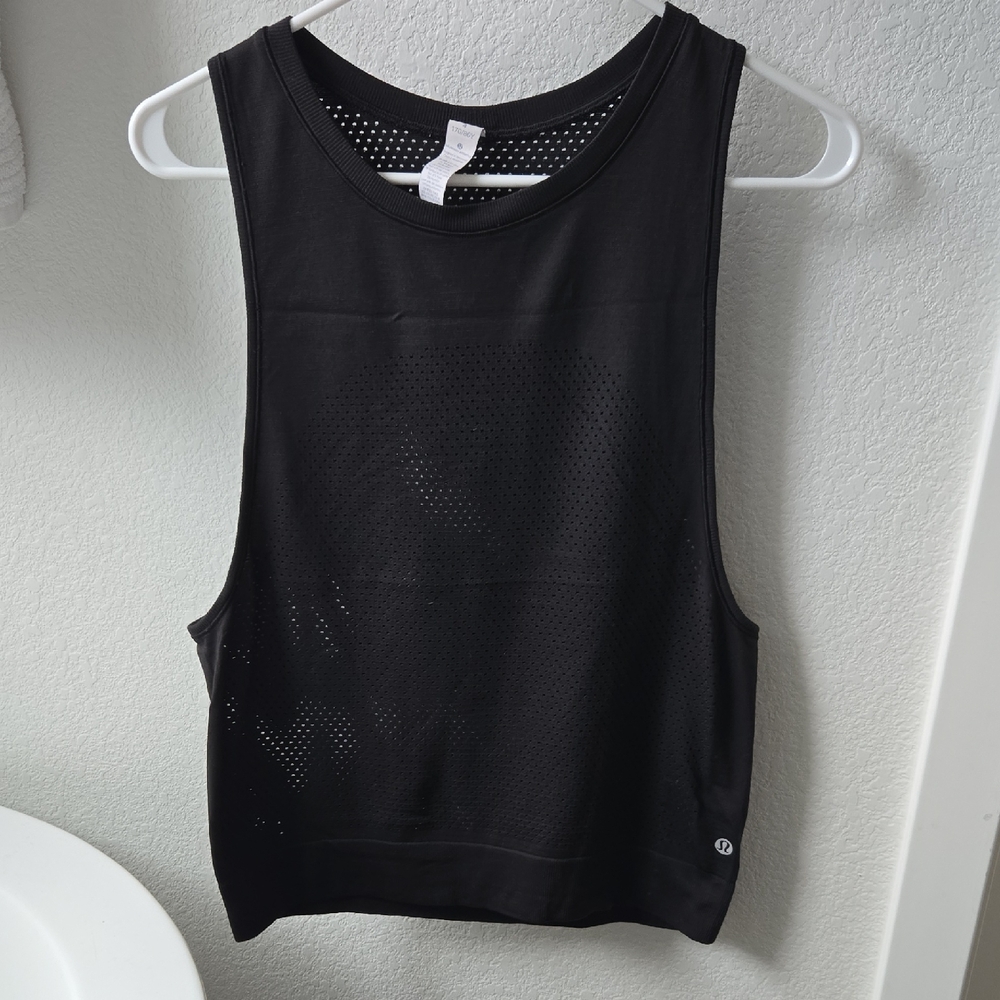 lululemon athletica Black Muscle Tee